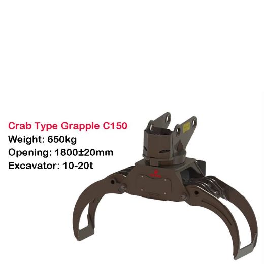 C150 tømmergripe av krabbetype